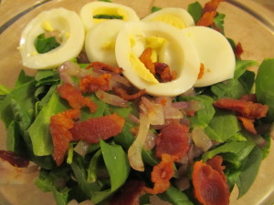 Spinach Bacon Salad